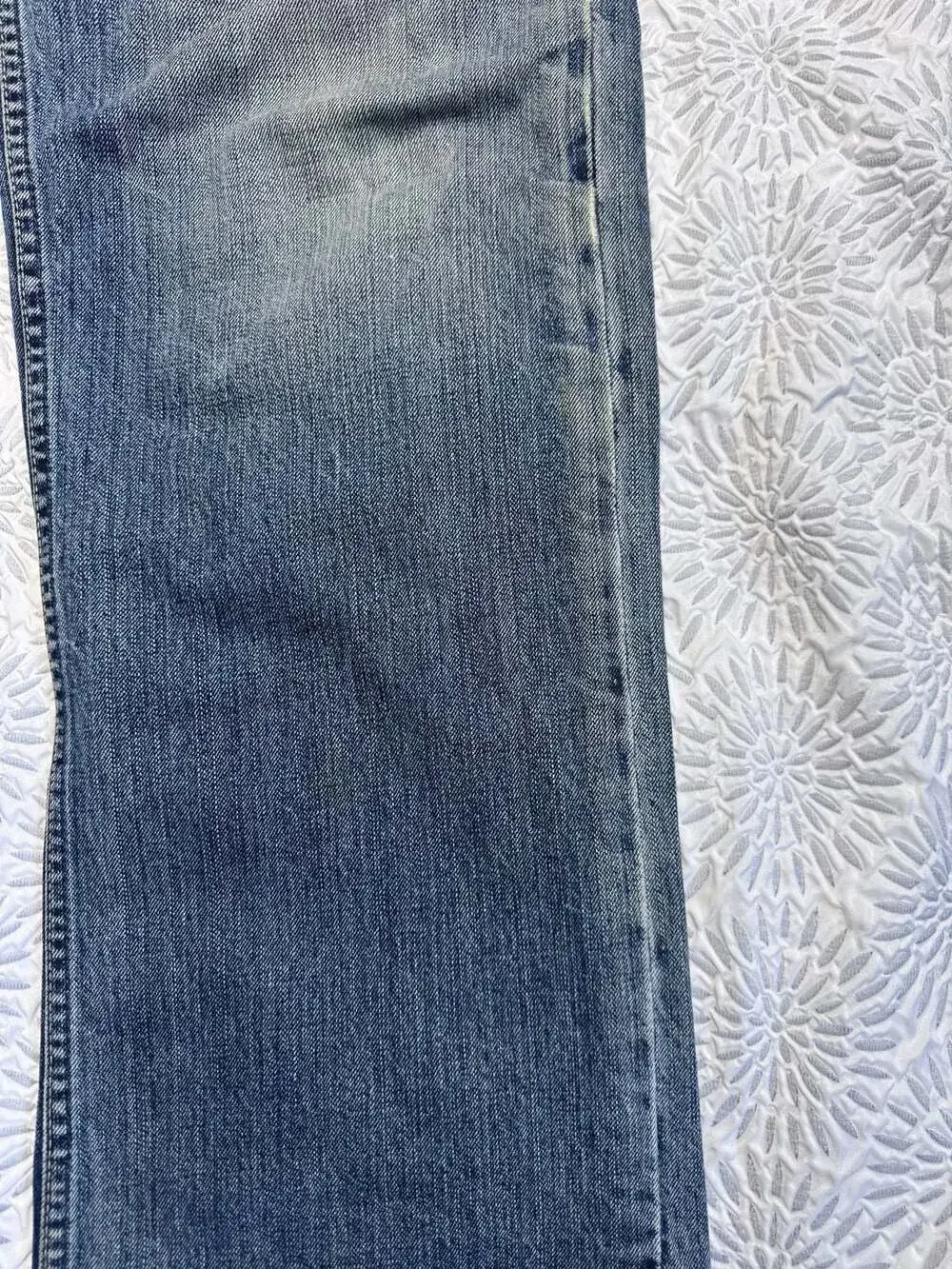 Banana Republic Relaxed Fit Distressed Medium Wash Denim Jeans Men's 35x34